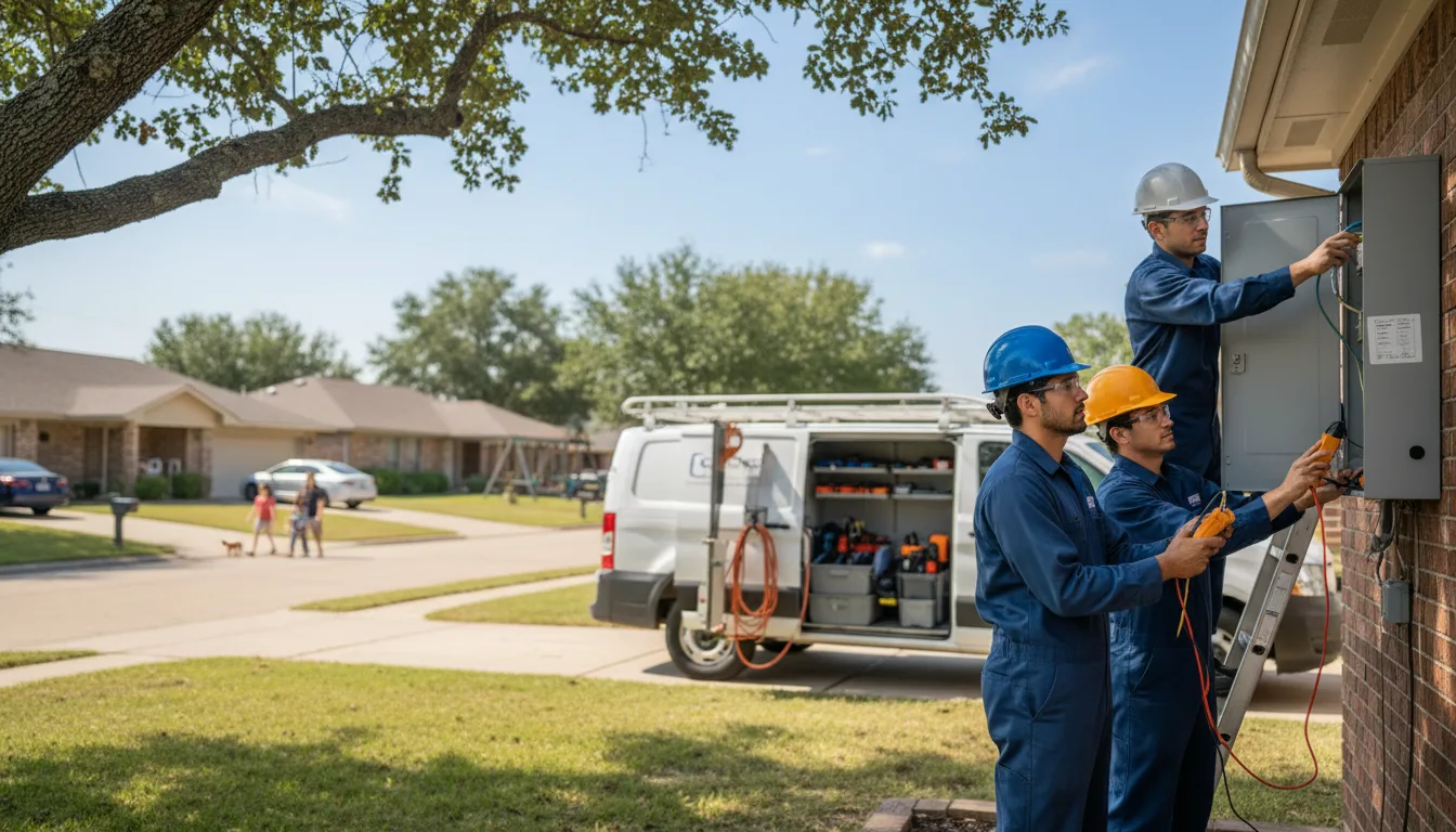 Certified electrician providing emergency electrical services in Mcmechen, WV